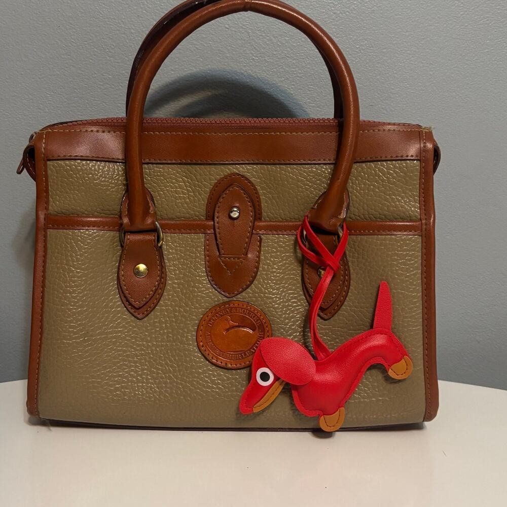 Dachshund Bag Charm Keychain Faux Leather Dog Mom Y2K Cottagecore Red NWT - Picture 8 of 11